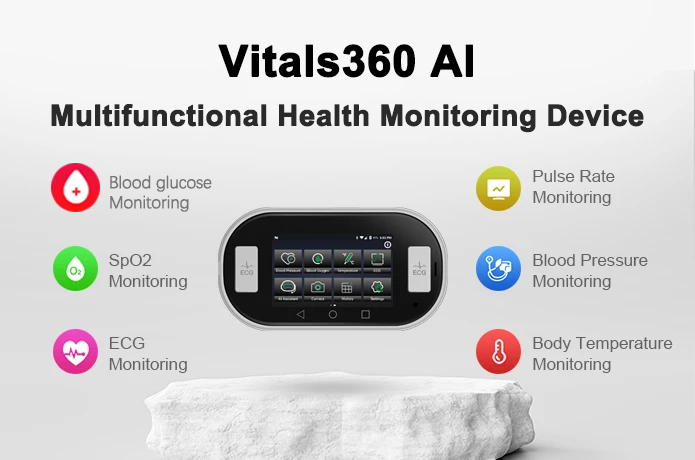 Vitals 360 AI painlessly monitors blood sugar